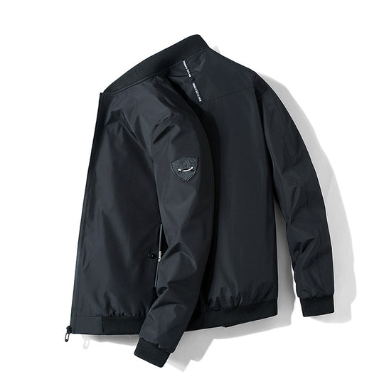 Herren Urbaner Microfaser-Bomber mit wasserabweisender Membran und verdecktem Frontzip Shop Nory