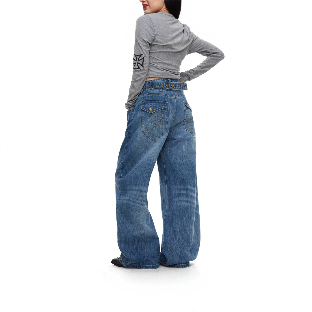 Damen Weitgeschnittene Jeans Shop Nory 1787982170