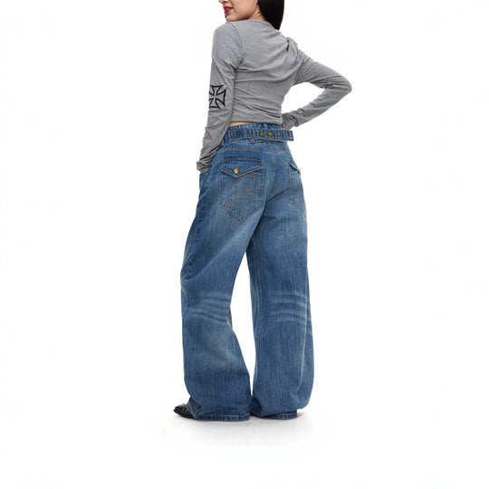 Damen Weitgeschnittene Jeans Shop Nory 1787982170