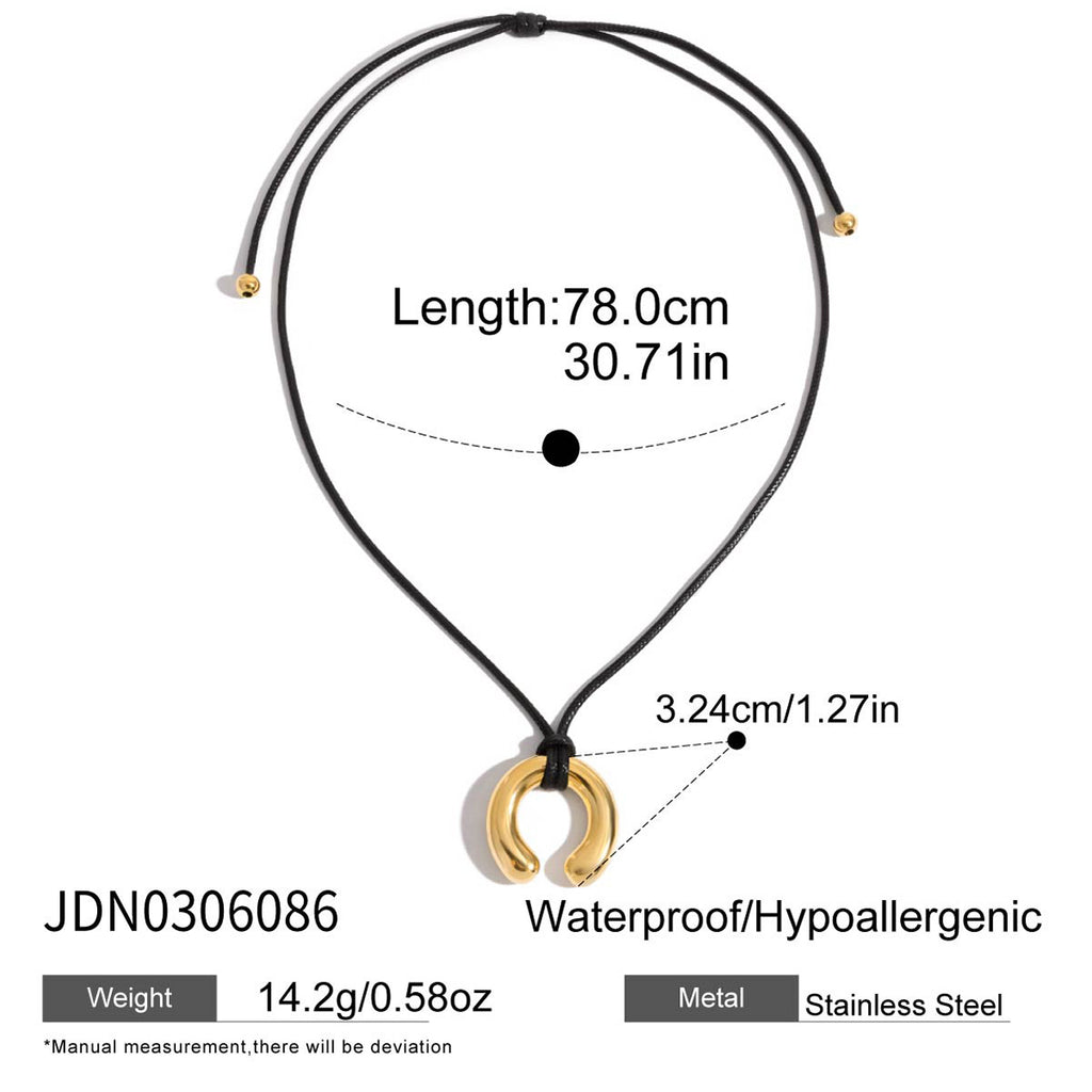 Damen Halskette mit einzigartigem Anhänger und verstellbarem Design Shop Nory