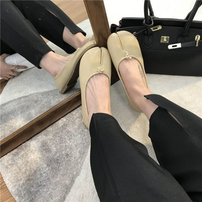 Damen Ballerinas mit eleganter Schlitz-Details und bequemer Innensohle