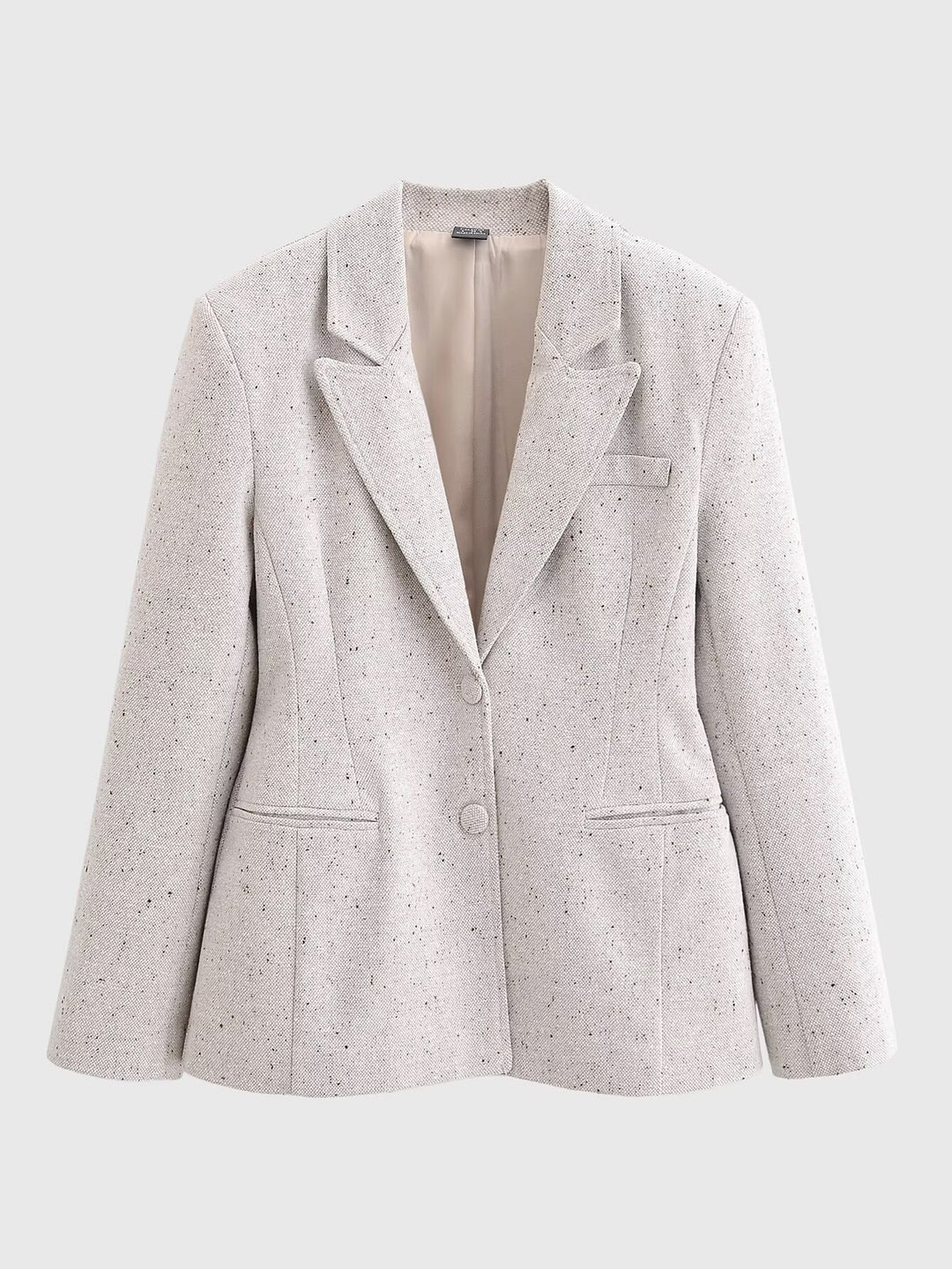 Damen Taillierter Bouclé‑Blazer mit Wiener Nähten und verdeckter Knopfleiste Shop Nory