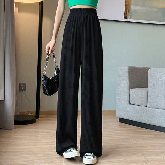 Damen Plissierte Weitbein-Hosen Shop Nory