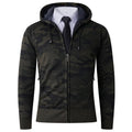 Herren modische Kapuzenjacke mit stylischem Camouflage-Design Shopnory