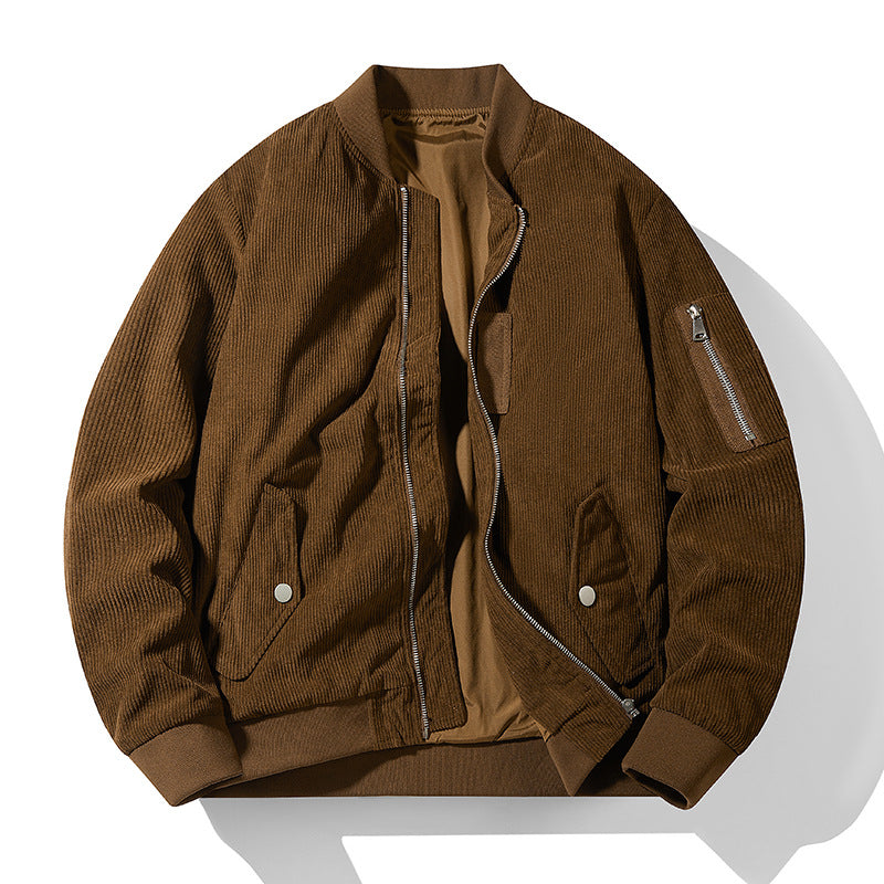 Herren Sportliche Bomberjacke mit Reißverschluss und praktischen Taschen Shop Nory