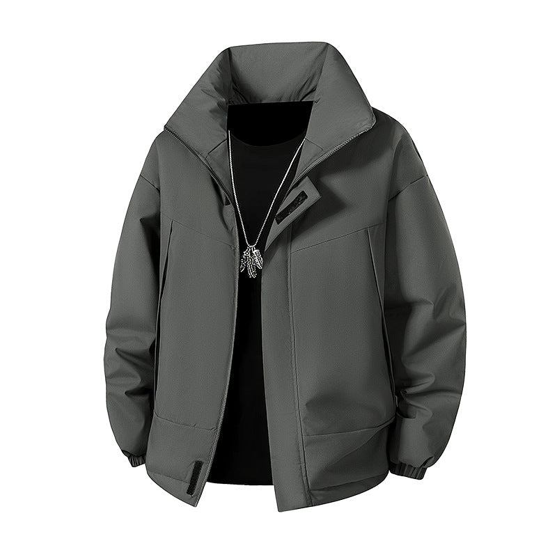 Herren Modische Übergangsjacke mit hohen Kragen Shop Nory