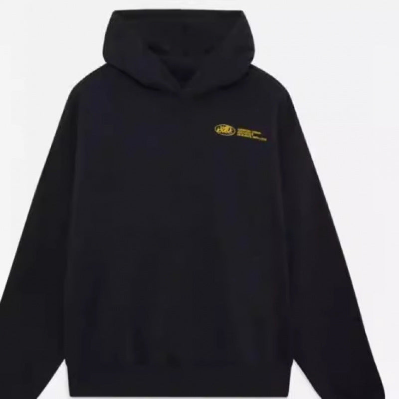 Unisex nan oversized Kapuzenpullover mit großflächigem Rückenprint, Kängurutasche und gerippten Bündchen Shop Nory