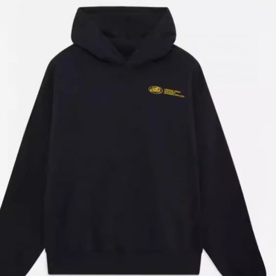 Unisex nan oversized Kapuzenpullover mit großflächigem Rückenprint, Kängurutasche und gerippten Bündchen Shop Nory