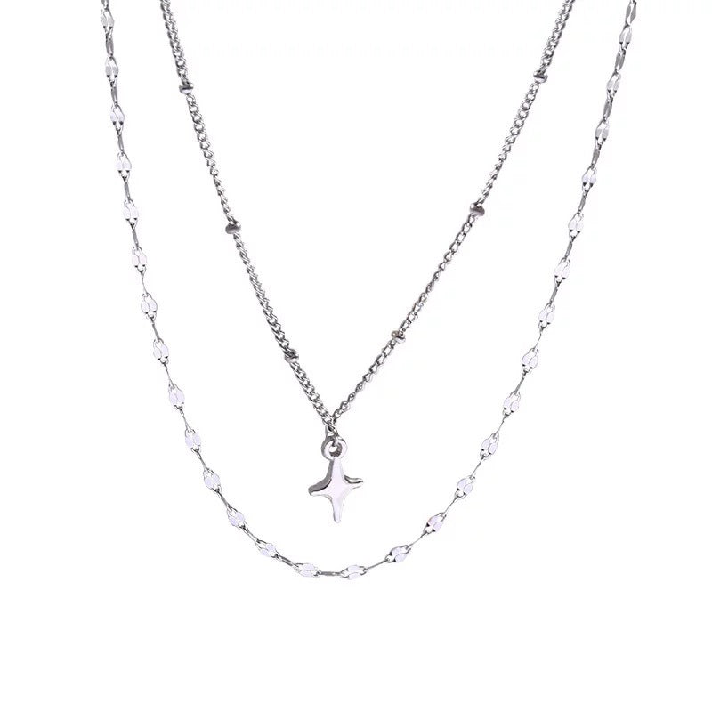 Damen mehrlagige Kette mit einzigartigem Anhänger Shop Nory