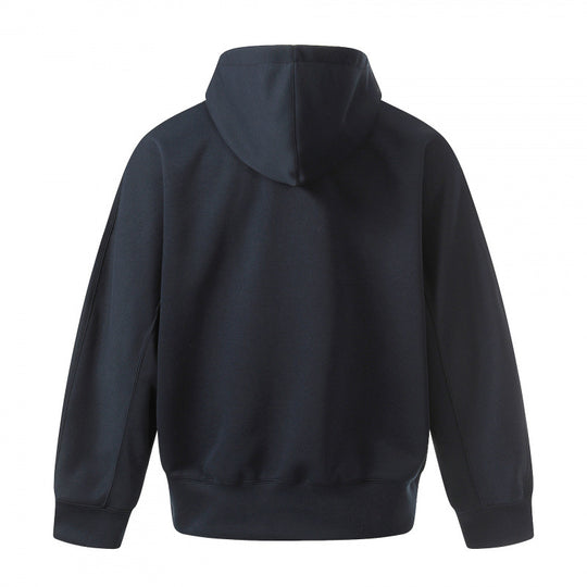 Herren Boxy-Kapuzenpullover mit halbem Reißverschluss, verstärkter Blende und cleanem Minimaldesign Shop Nory