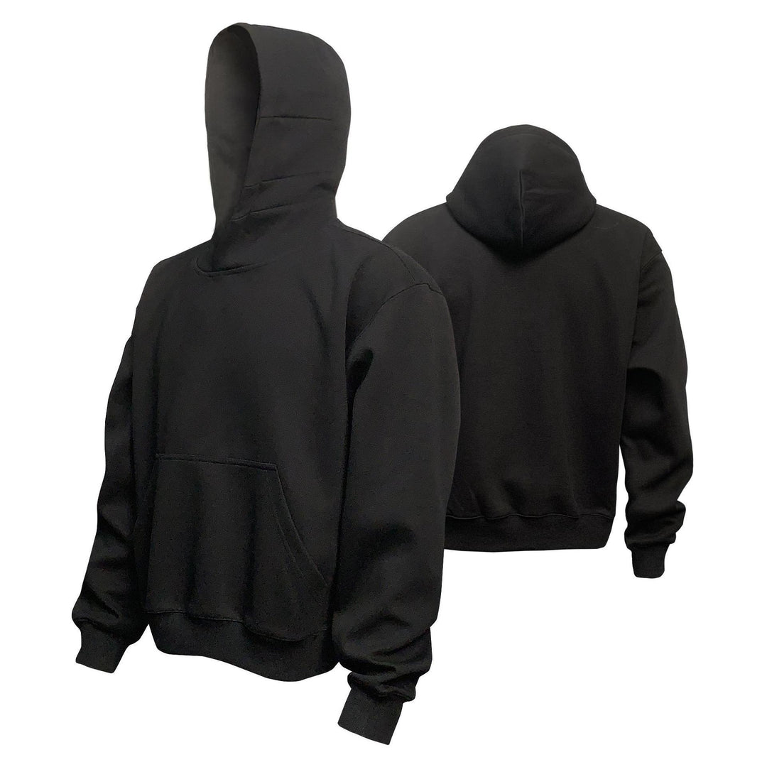 Unisex weicher Heavyweight-Oversize-Kapuzenpullover mit dreiteiliger Kapuze und verstärkter Kängurutasche Shop Nory