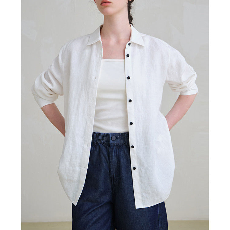 Damen Modische langärmlige Bluse Shop Nory