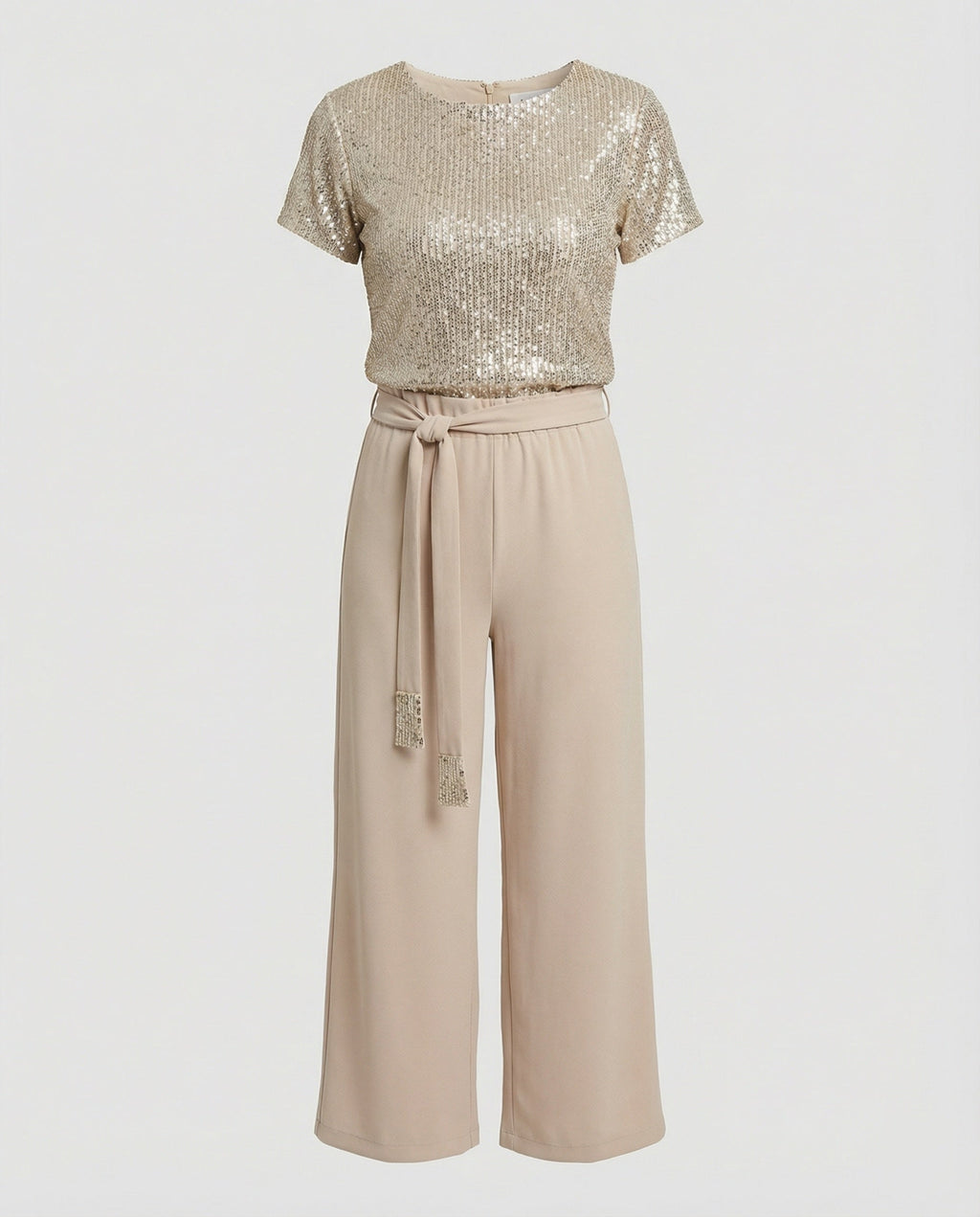 Damen Zweiteiler Set Pailletten elegant