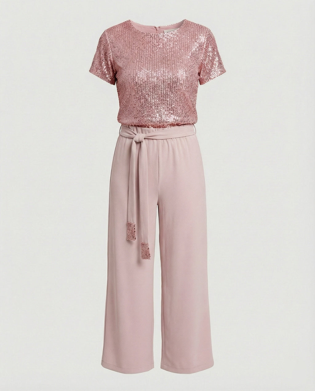 Damen Zweiteiler Set Pailletten elegant