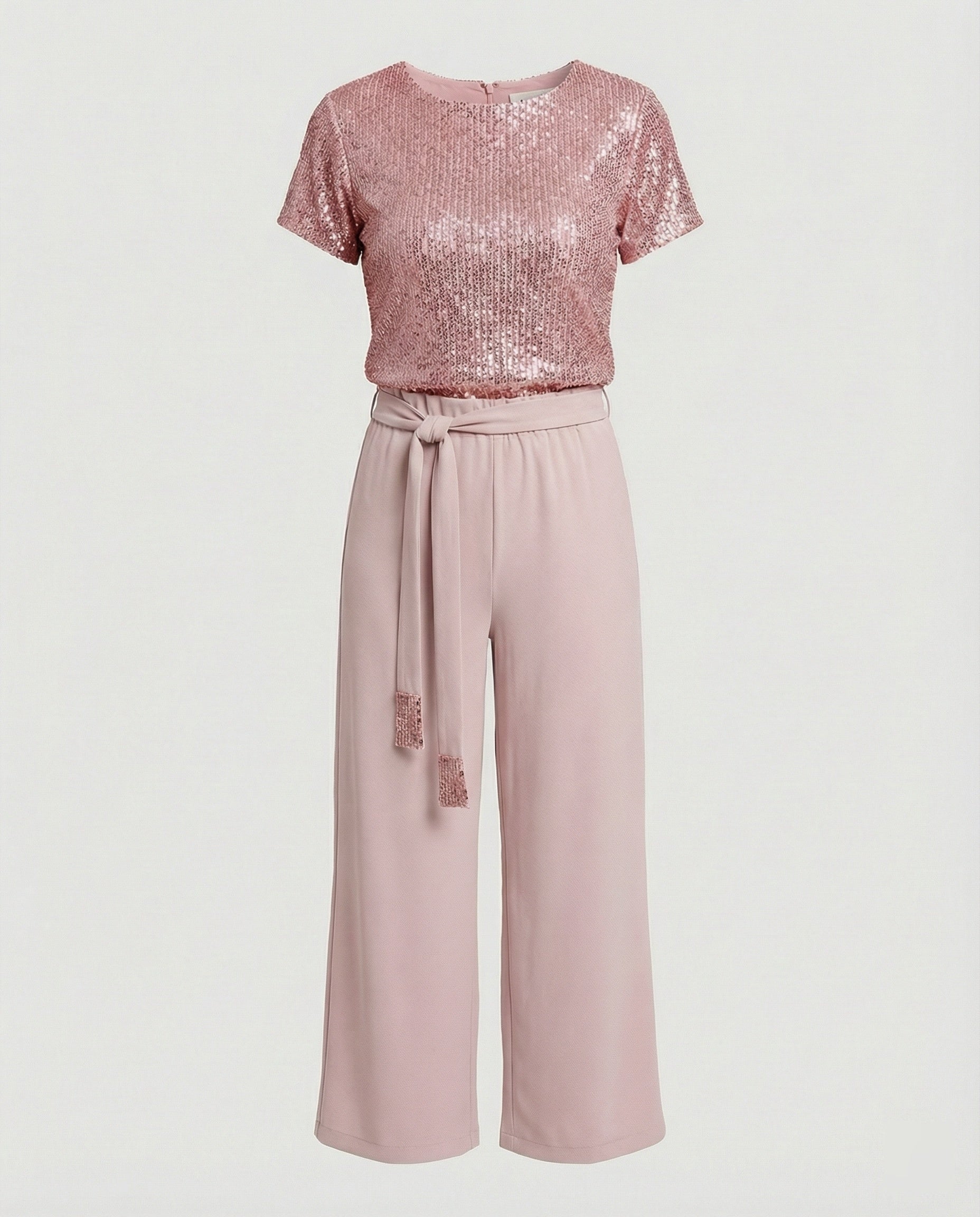 Damen Zweiteiler Set Pailletten elegant