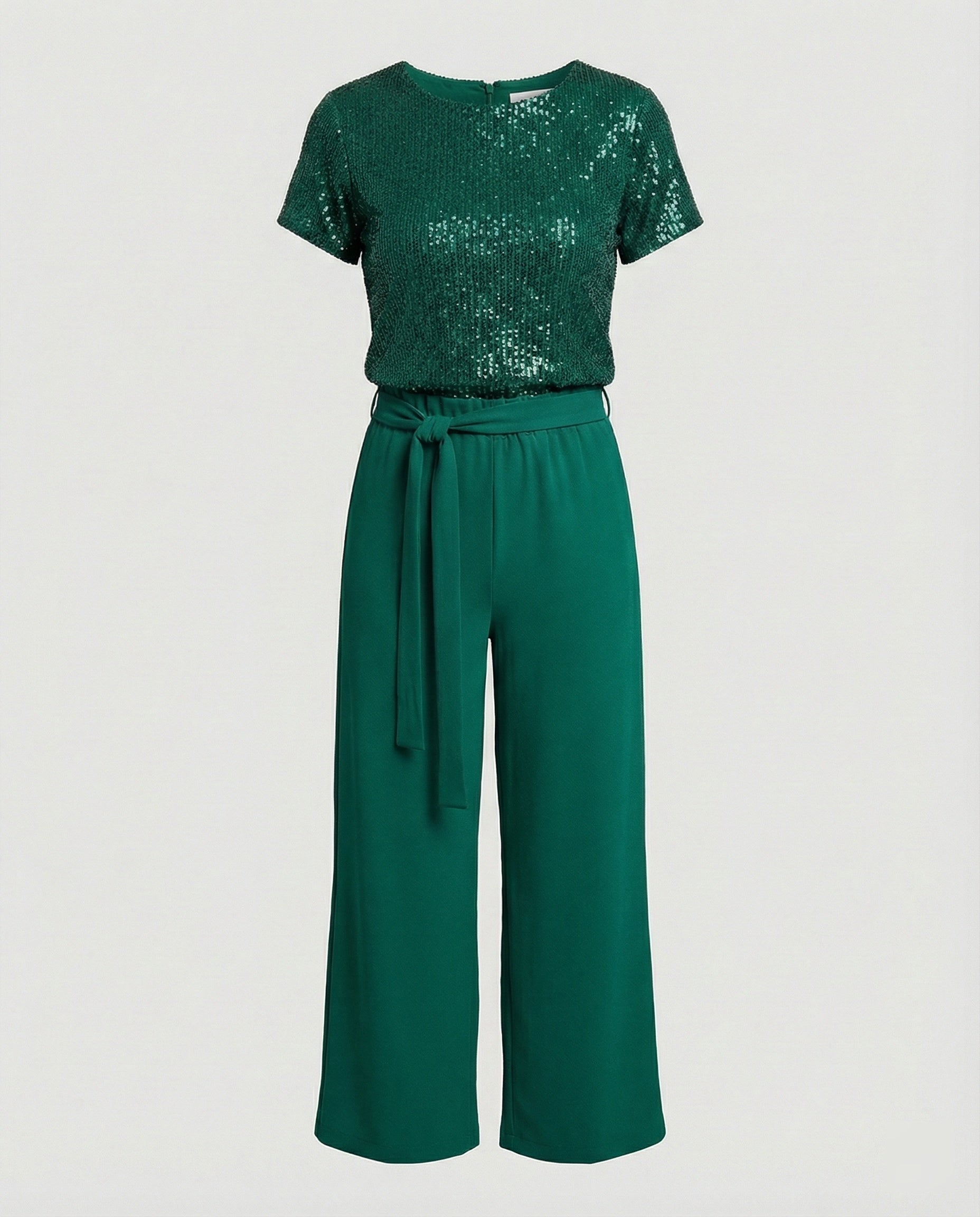 Damen Zweiteiler Set Pailletten elegant