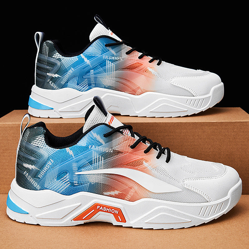 Herren Performance-Laufsneaker mit halbtransparentem Mesh-Obermaterial und sichtbarer Luftkammer Shopy Nory
