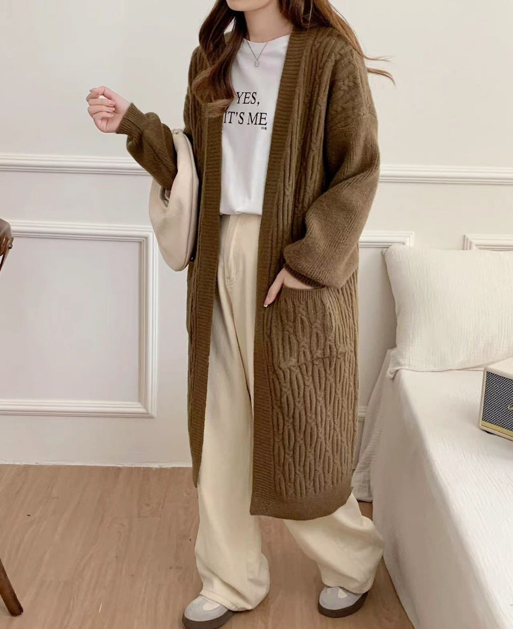 Damen Oversized Strickjacke Shop Nory