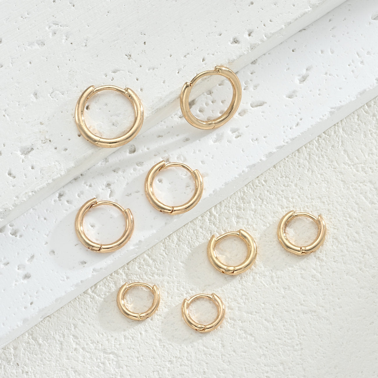 Damen Creolen Ohrringe Set mit elegantem Design Shop Nory