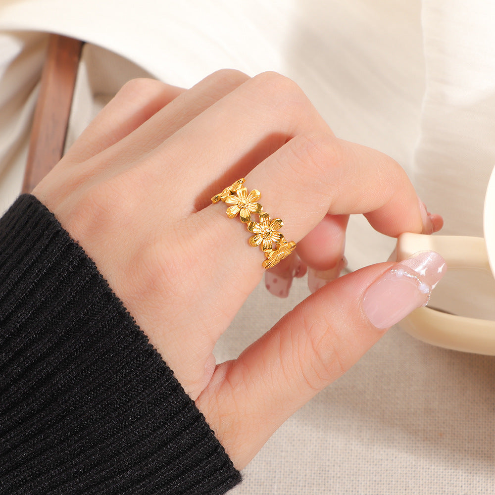 Damen Ring mit geschwungenem Design Shop Nory