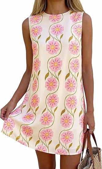 Damen Sommerkleid im Vintage-Stil mit Blütenmuster Shopnory