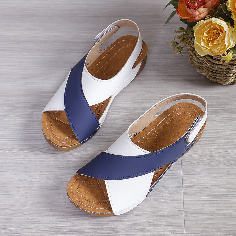Damen modische Sandalen mit verstellbarem Riemen und anatomischem Fußbett Shopnory