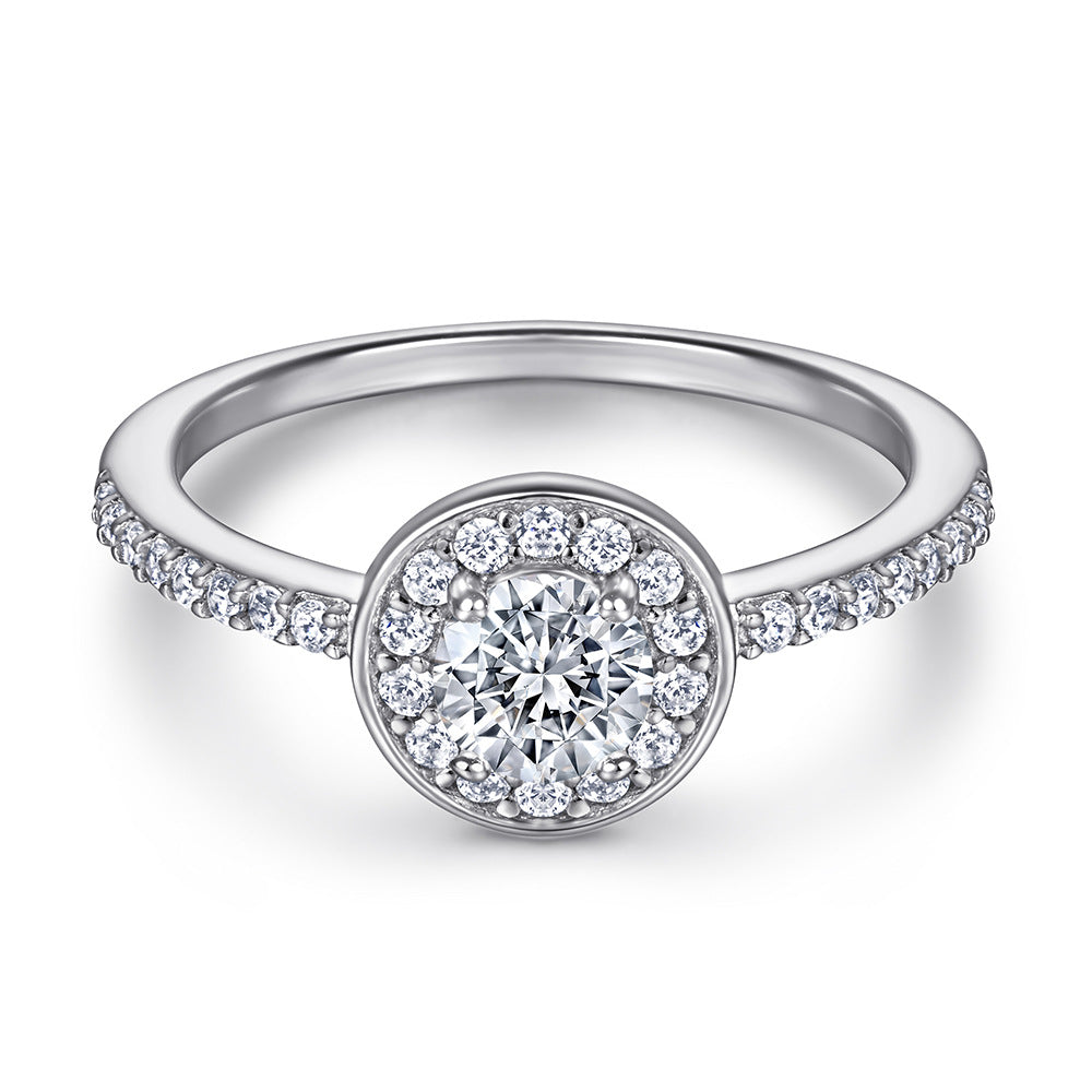 Damen Schmuckset mit funkelndem Ring, eleganten Ohrringen und zarter Halskette Shop Nory