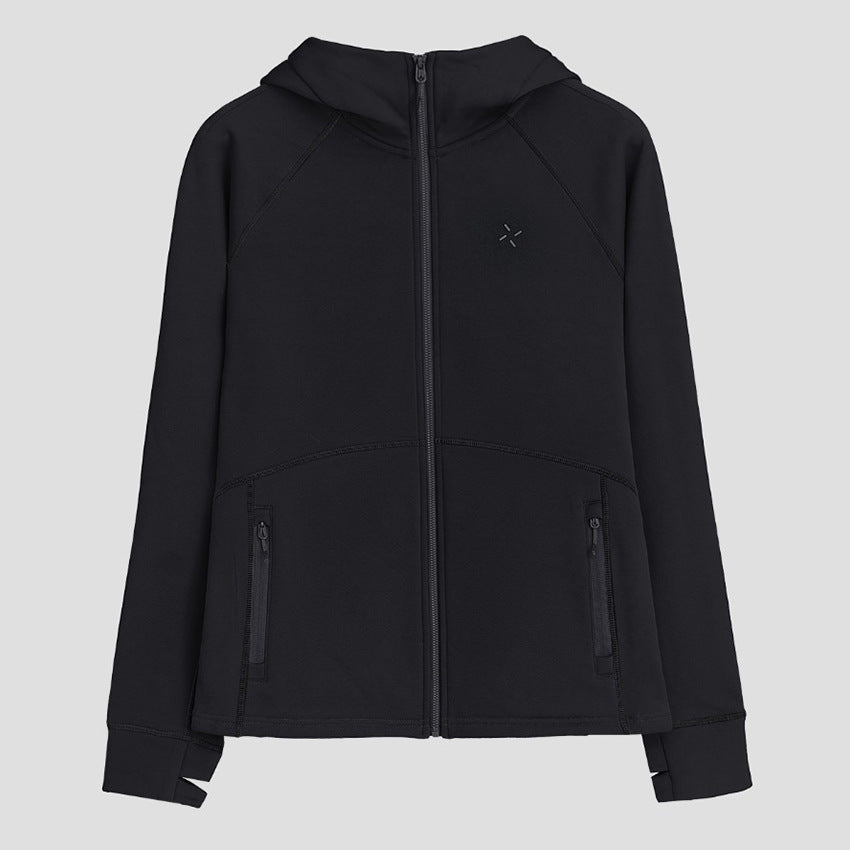 Damen Kapuzen-Fleecejacke mit durchgehendem Reißverschluss, ergonomischen Nähten und Reißverschlusstaschen Shop Nory