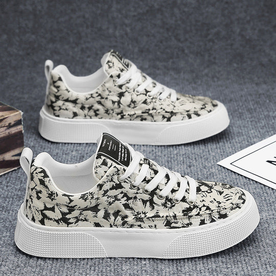 Damen Freizeitsneaker mit floralem Muster und rutschfester Sohle