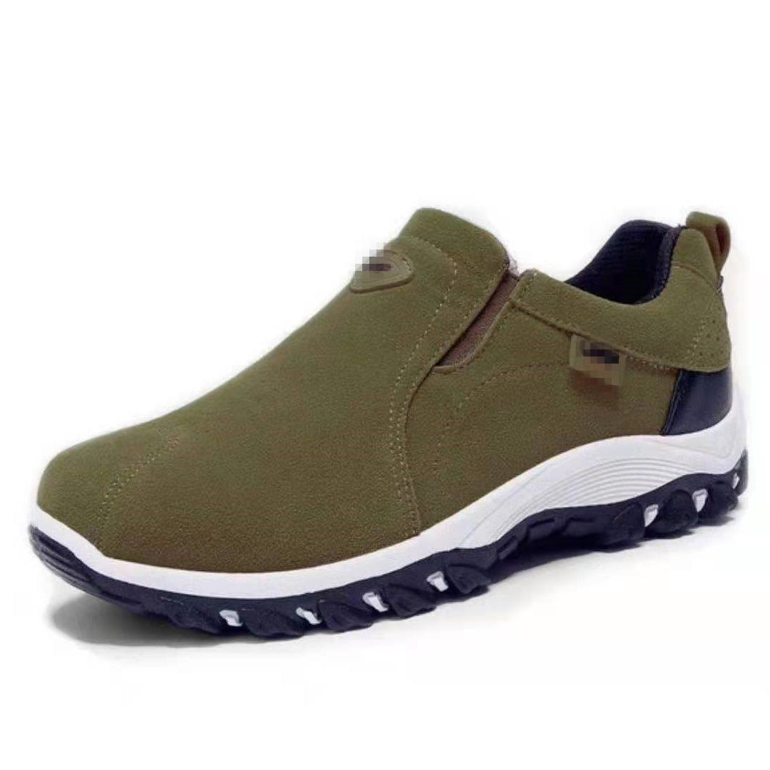 Damen Slip-On Sneaker aus Veloursimitat mit elastischen Seiteneinsätzen und profilierter Gummilaufsohle Shop Nory