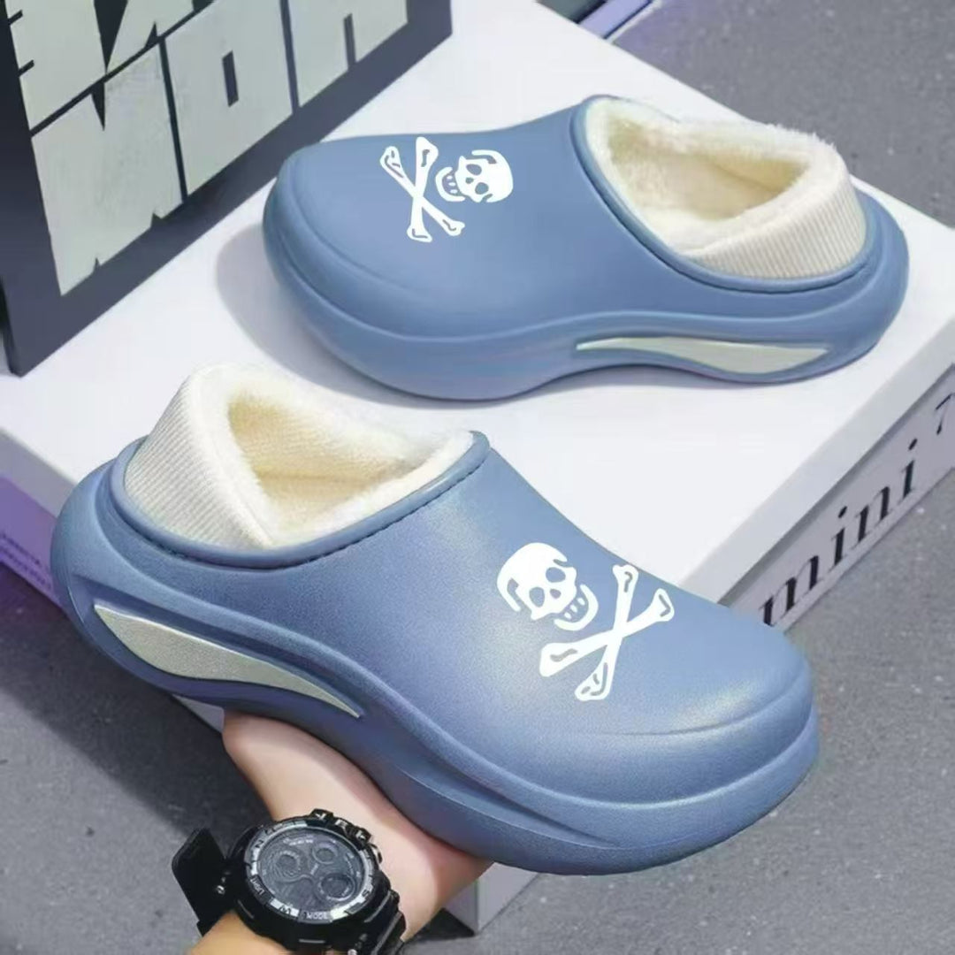Damen Gefütterte Komfort-Clogs mit Teddyfutter und stoßdämpfender Profilsohle Shop Nory