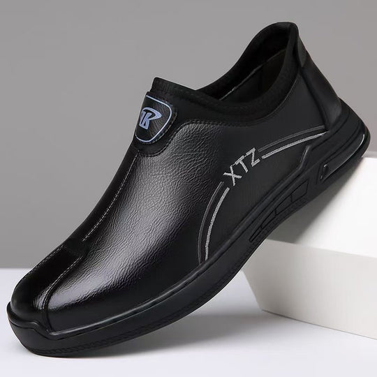 Herren Bequeme Slip-On Ledersneaker Shop Nory