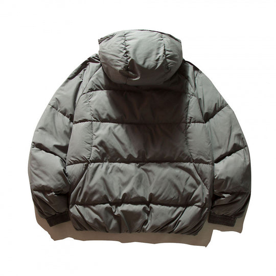 Unisex Oversize Thermo‑Pufferjacke im Boxy‑Cut mit Kapuze und Raglanärmeln Shop Nory