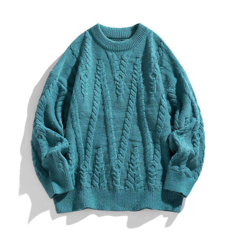 Damen Eleganter Strickpullover mit klassischen Zopfmuster Shop Nory
