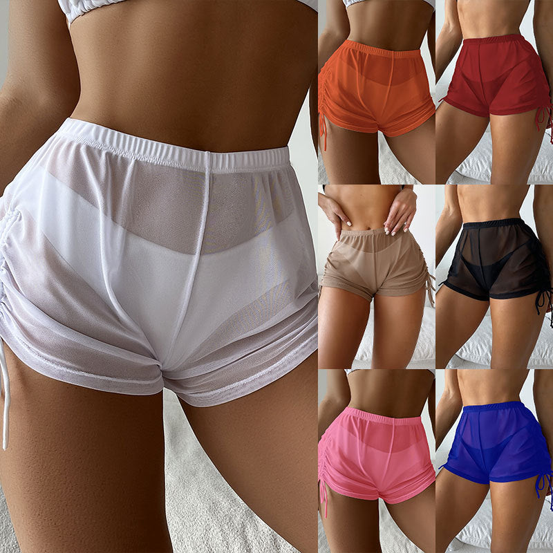 Damen Badeshorts mit seitlichen Raffungen Shopnory