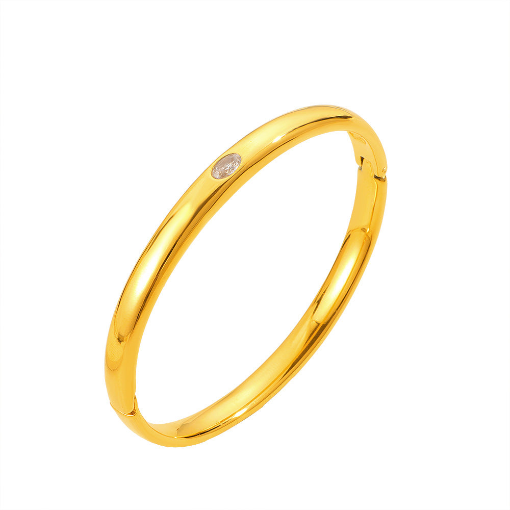 Frauen Klassische vergoldete Armreif Bracelet Shop Nory