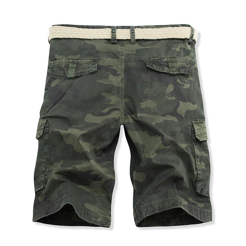 Herren Cargo-Shorts mit mehreren praktischen Taschen und verstellbarem Kordelzug
