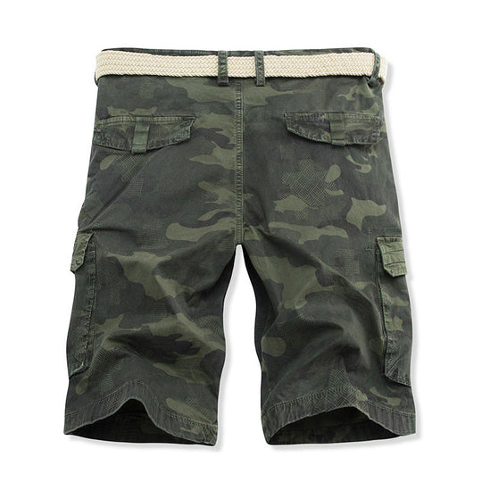Herren Cargo-Shorts mit mehreren praktischen Taschen und verstellbarem Kordelzug