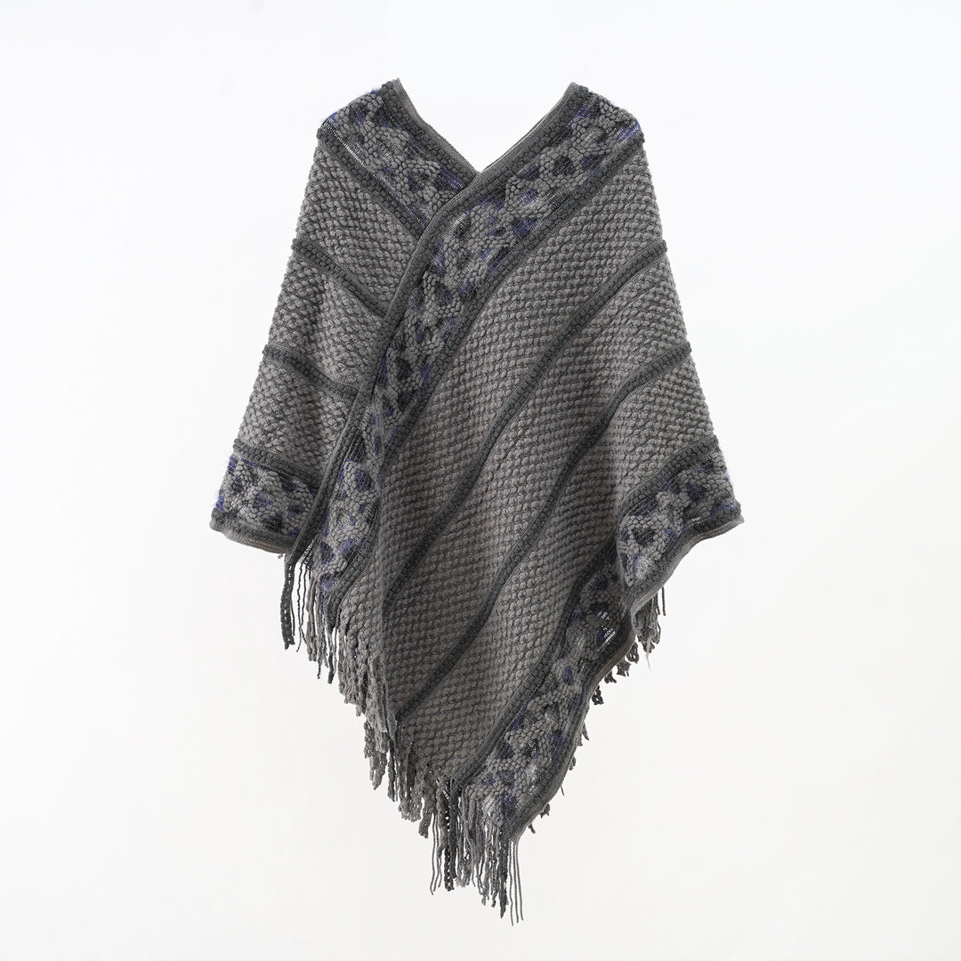 Damen Oversize-Strickumhang mit strukturierter Waffelstrick-Optik und Zopfbordüre Shop Nory