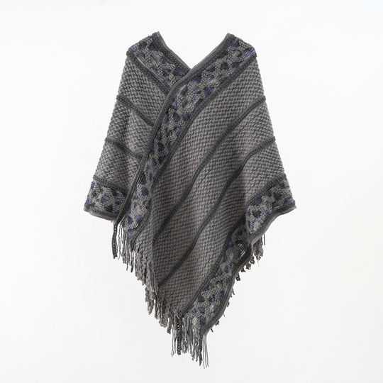 Damen Oversize-Strickumhang mit strukturierter Waffelstrick-Optik und Zopfbordüre Shop Nory