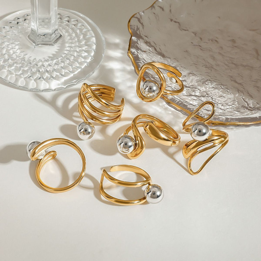Damen trendiger Statement-Ring Shop Nory