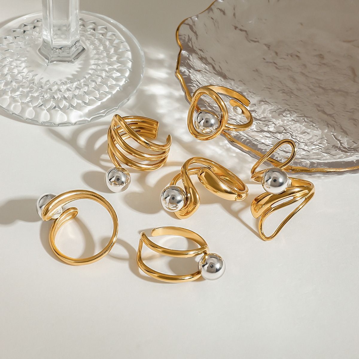 Damen trendiger Statement-Ring Shop Nory