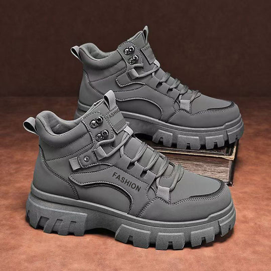 Damen Trendige und robuste High-Top Sneakers mit verstärkter Sohle