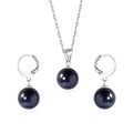 Damen Schmuckset mit eleganten Perlenanhängern Shop Nory