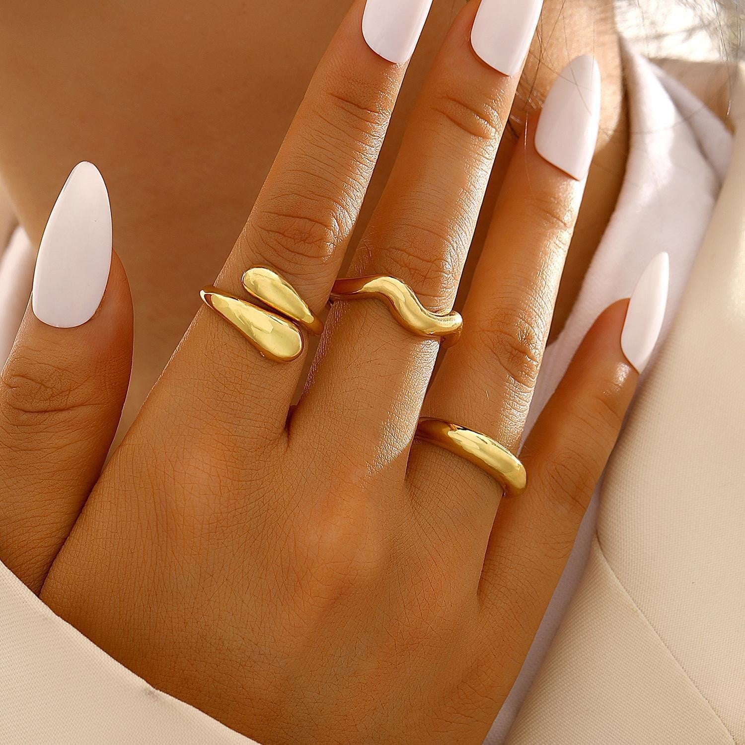Damen Ring-Set mit modernen und einzigartigen Designs Shop Nory