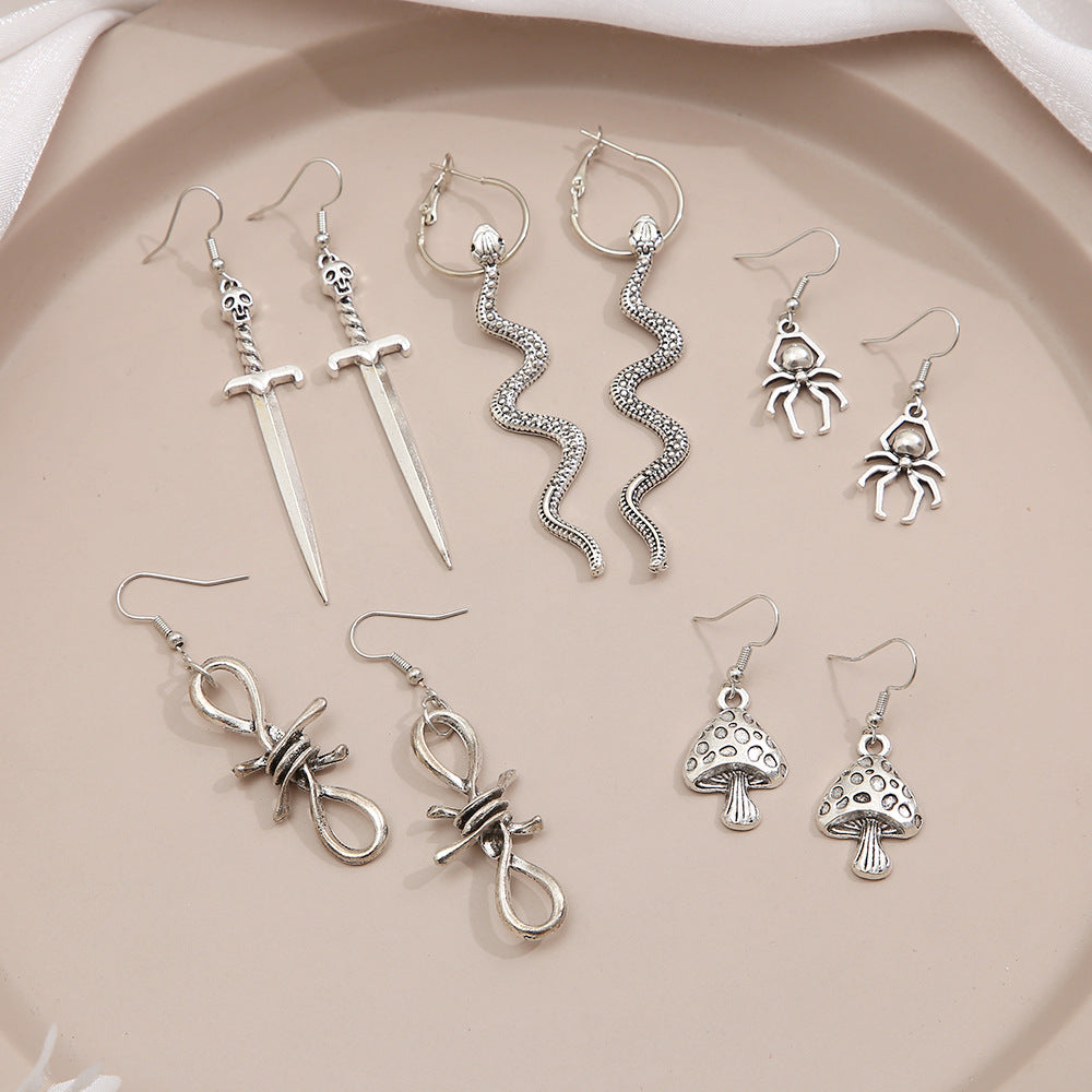 Damen Ohrringe Set mit kreativen und einzigartigen Motiven Shop Nory