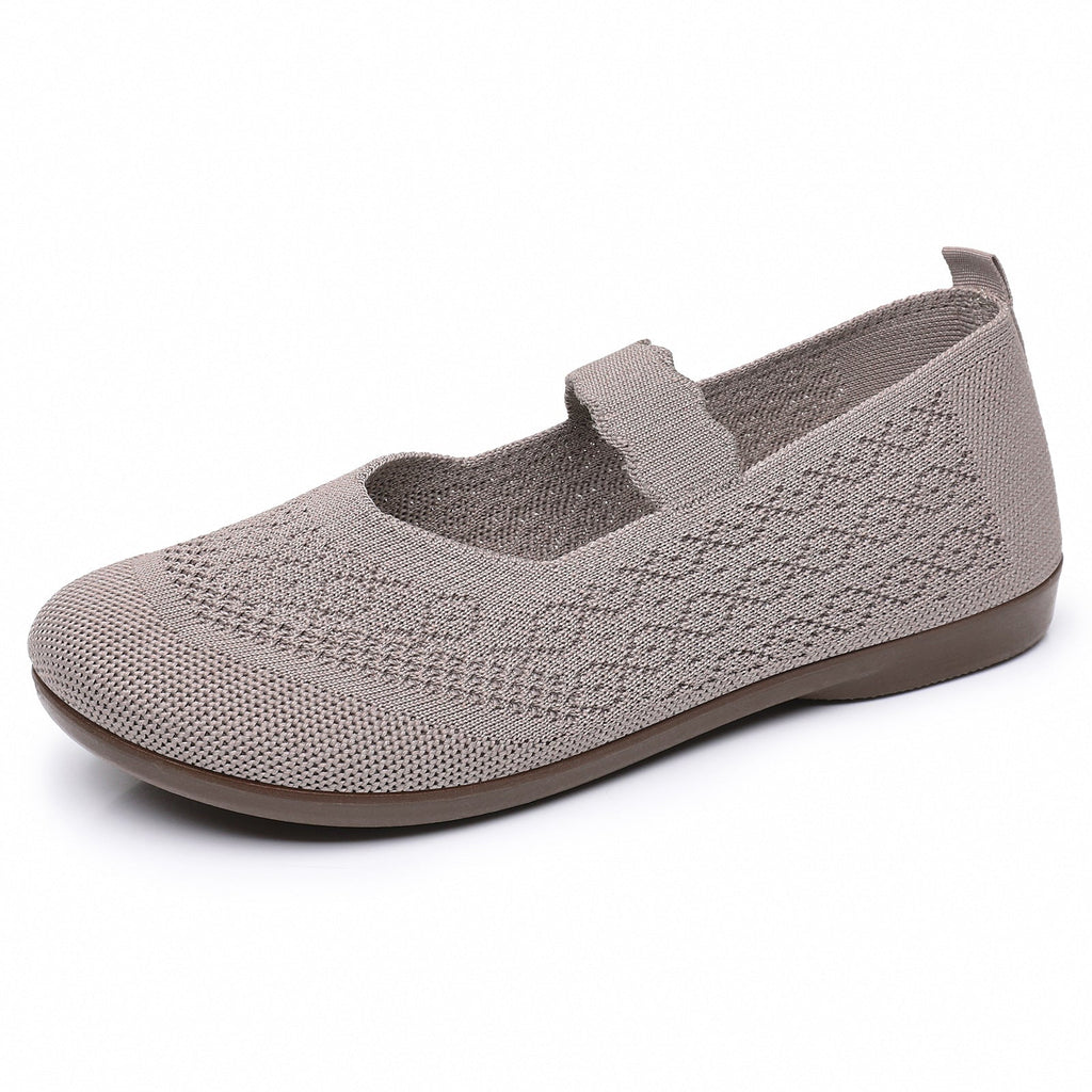 Damen Komfortable Slip-On Ballerinas