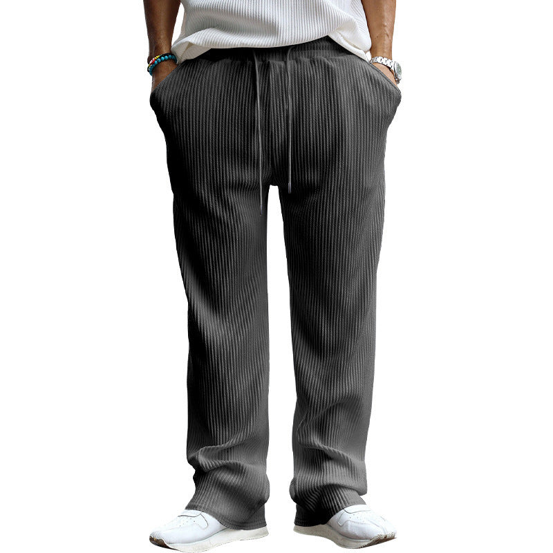 Herren Gerippte weite Freizeithose mit Kordelzug Shop Nory