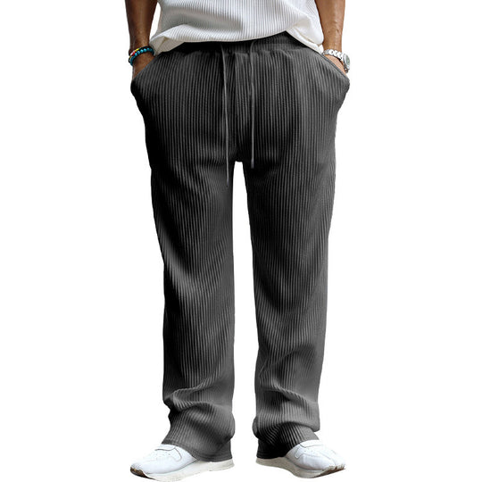 Herren Gerippte weite Freizeithose mit Kordelzug Shop Nory