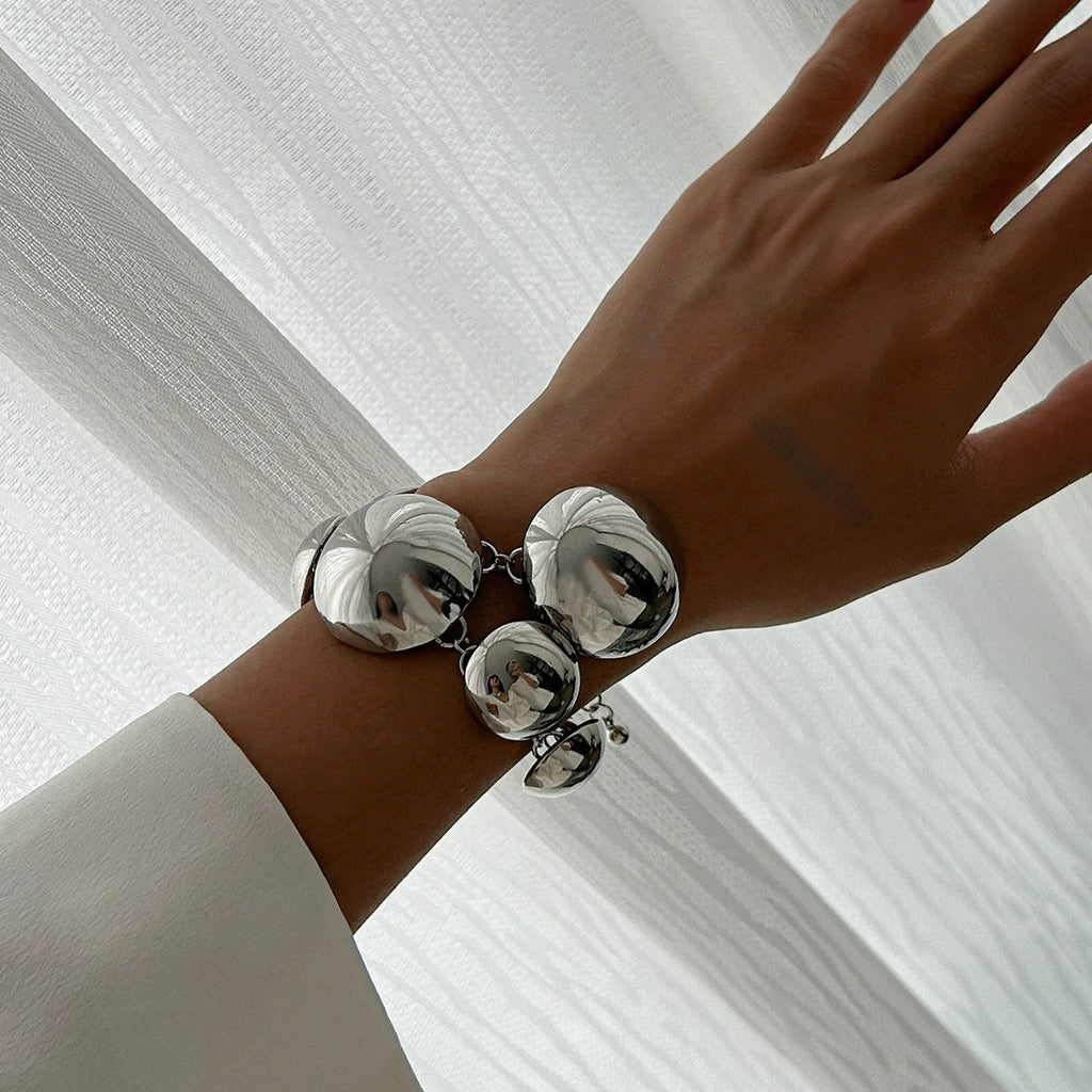 Damen Schmuckset mit skulpturalen Edelstahl-Elementen Shop Nory